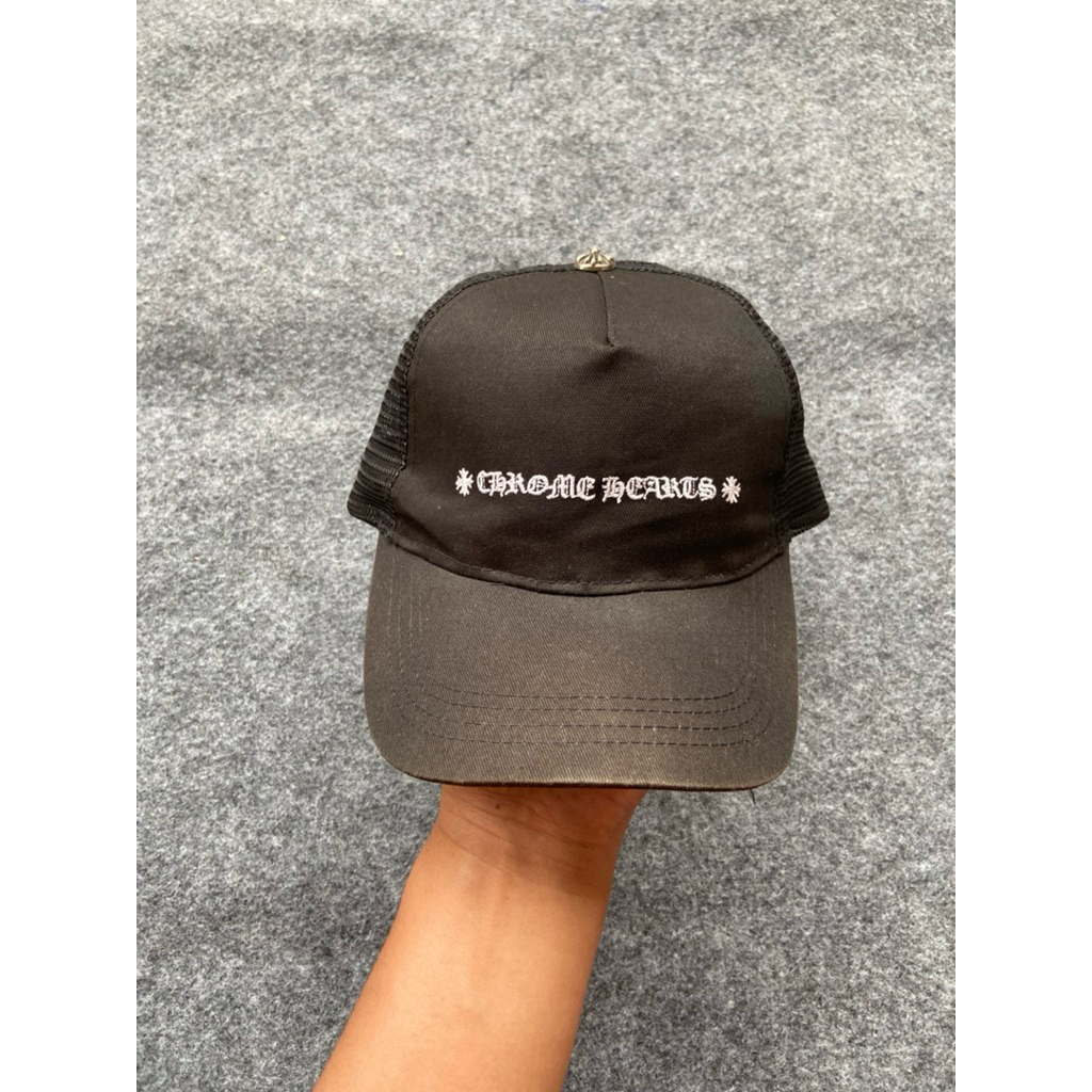 Chrome Hearts Trucker Caps black used