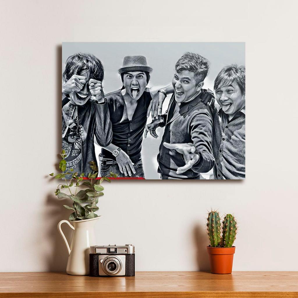 Poster Sheila On 7 SO7Dekorasi Hiasan Pajangan Dinding Bingkai Kayu Vintage
