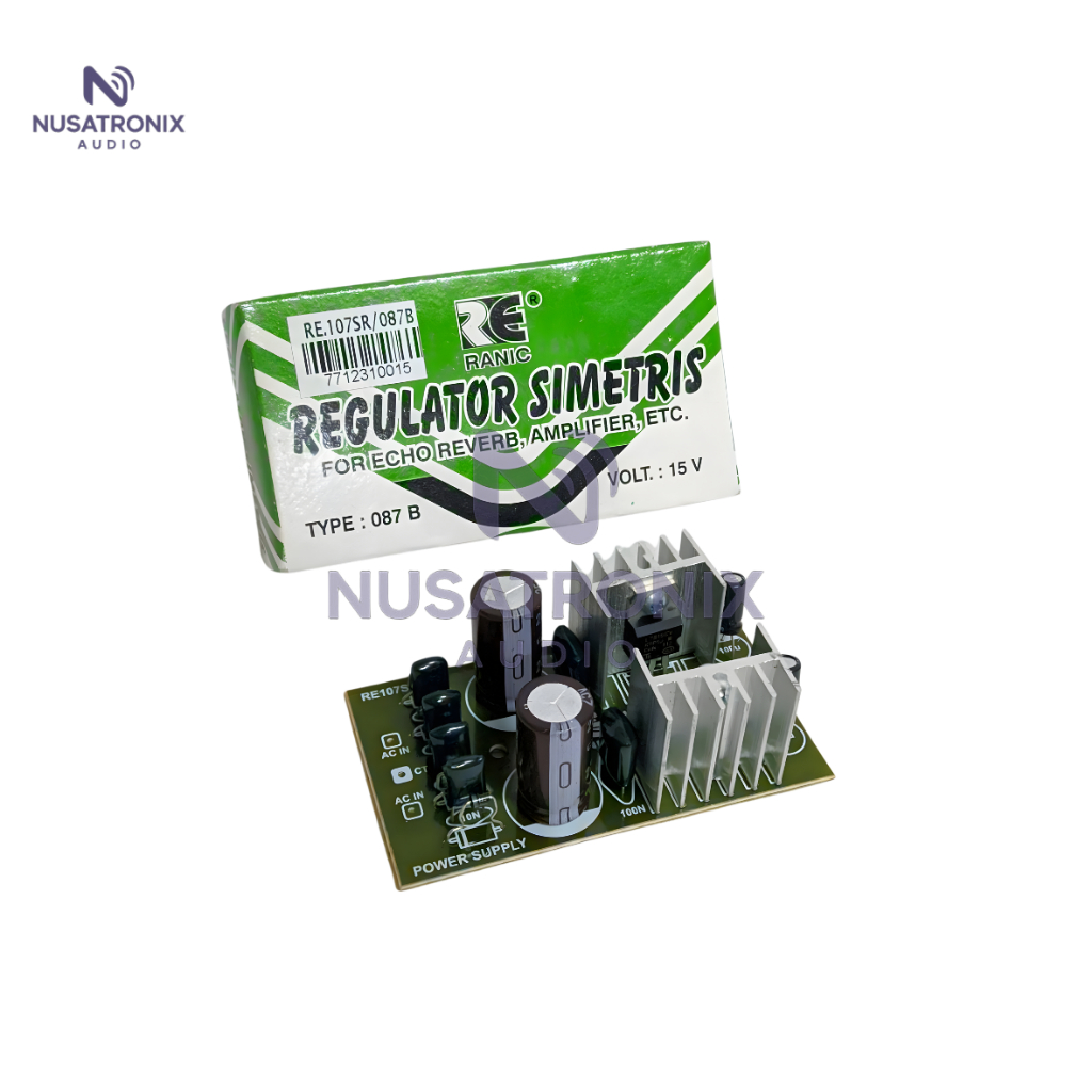 REGULATOR SIMETRIS 15V (HIJAU) – KIT PSU SIMETRIS CT 15V RANIC
