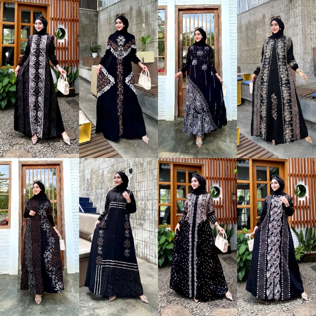 LEGENDA BATIK  |GAMIS TWILL ORI MURAH || GAMIS SYAR'I || GAMIS TWILL PEKALONGAN || GAMIS TWILL MOTIF