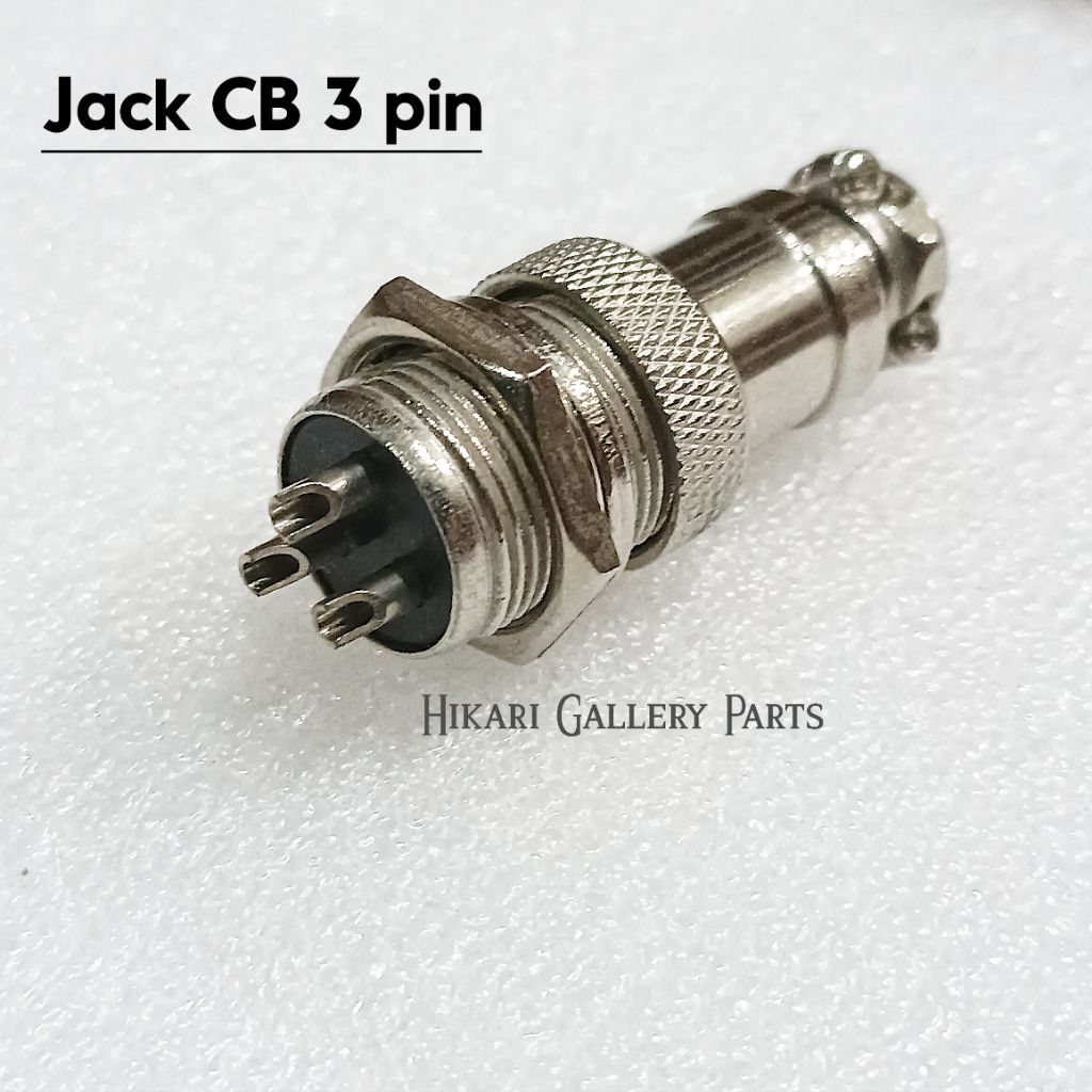 Jack CB 3Pin Konektor Audio CB 3 pin kaki / audio connector CB 3p 3kaki