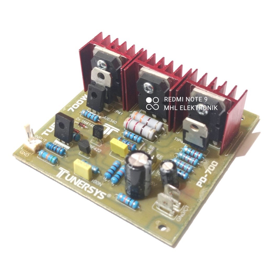POWER AMPLIFIER MONO KIT DRIVER TURBO 700W TUNERSYS