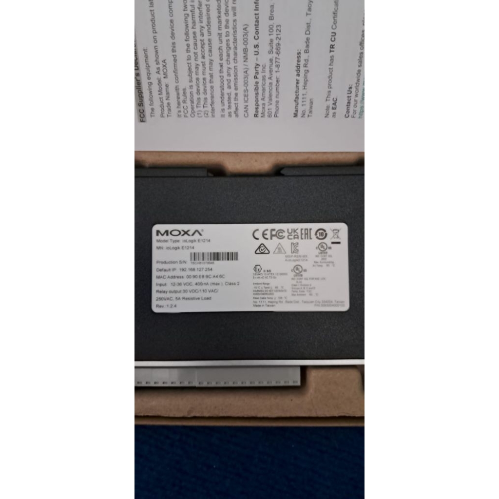 MOXA IOLOGIK E1214 (bekas - murah)
