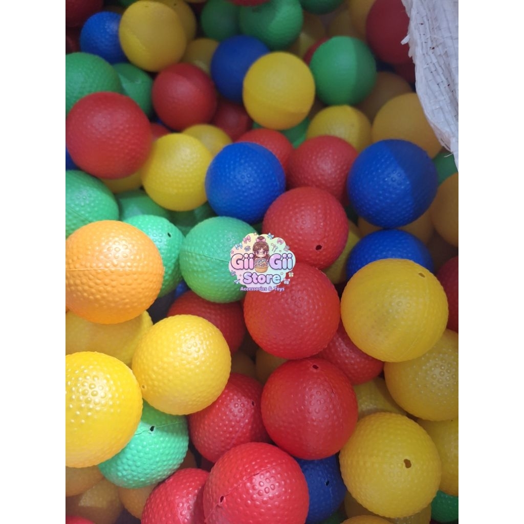 50 pcs Bola Pimpong Plastik Mandi Bola Ukuran Kecil