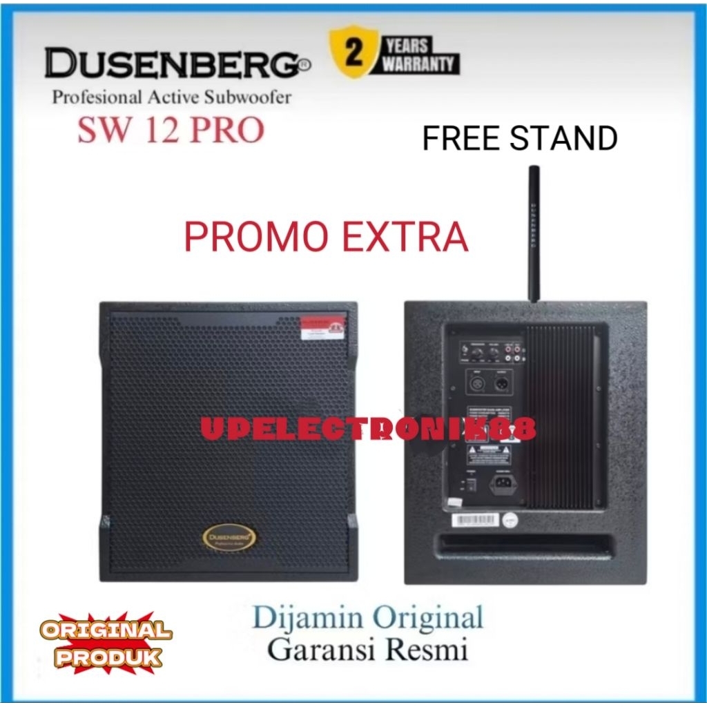 Subwoofer Aktif 12 Inch DUSENBERG dB 008 12 Pro/DB008 12Pro 600Watt Original