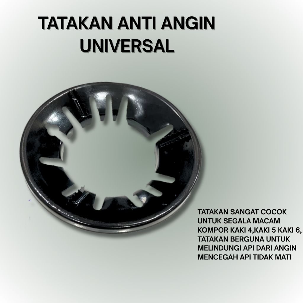 TATAKAN COVER KOMPOR GAS ANTI ANGIN KAKI 4, KAKI 5, KAKI 6 / TATAKAN ANTI ANGIN UNIVERSAL