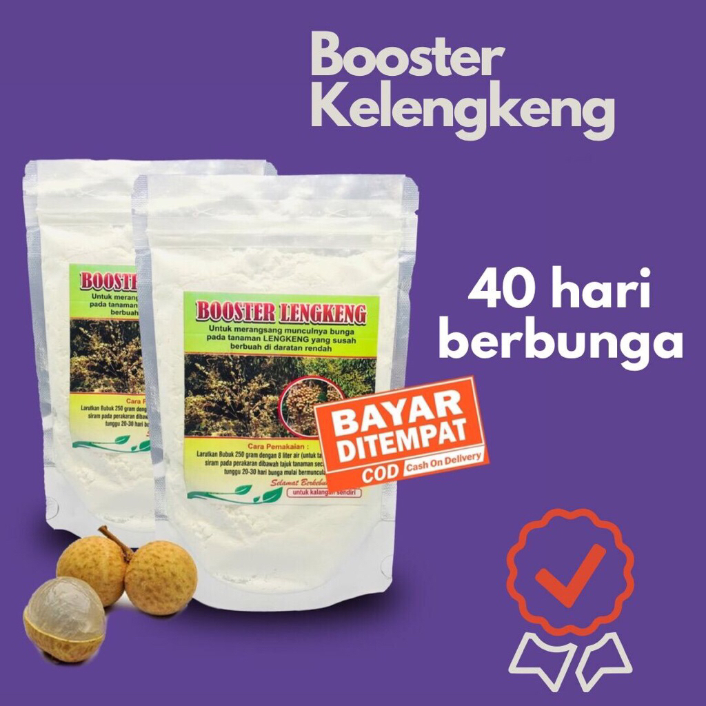 Booster Kelengkeng 100% Asli Murni | Booster Kelengkeng Kemasan 500gr