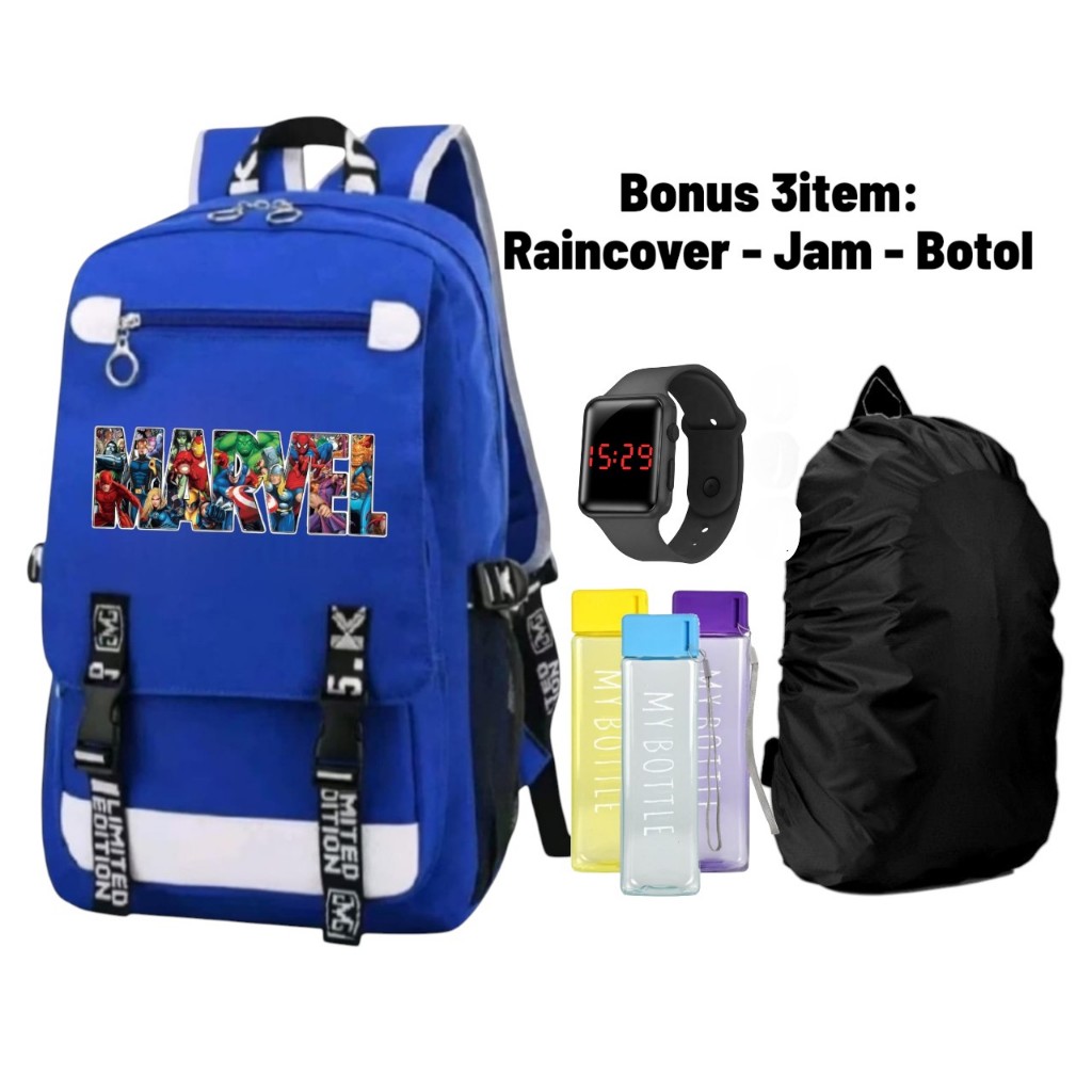 tas anak marvel - tas sekolah marvel - tas ransel anak laki laki - tas avengers anak - tas sekolah s