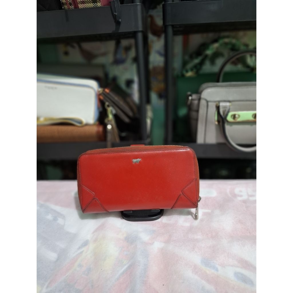 Dompet Wanita BRAUN BUFFEL Merah Second