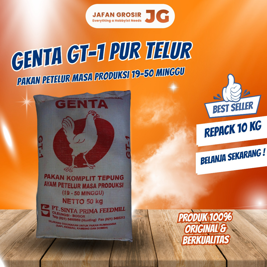 Pakan Ayam Petelur Komplit 10 Kg untuk Starter Grower dan Layer