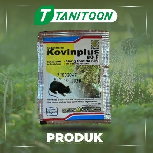Kovinplus 80% Racun Tikus 15g Efektif Aman