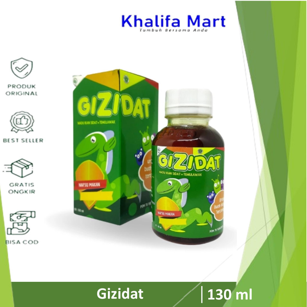 [100% ORI] GIZIDAT Madu Anak Asli - Madu Gizidat - Suplemen Penambah Nafsu Makan Anak