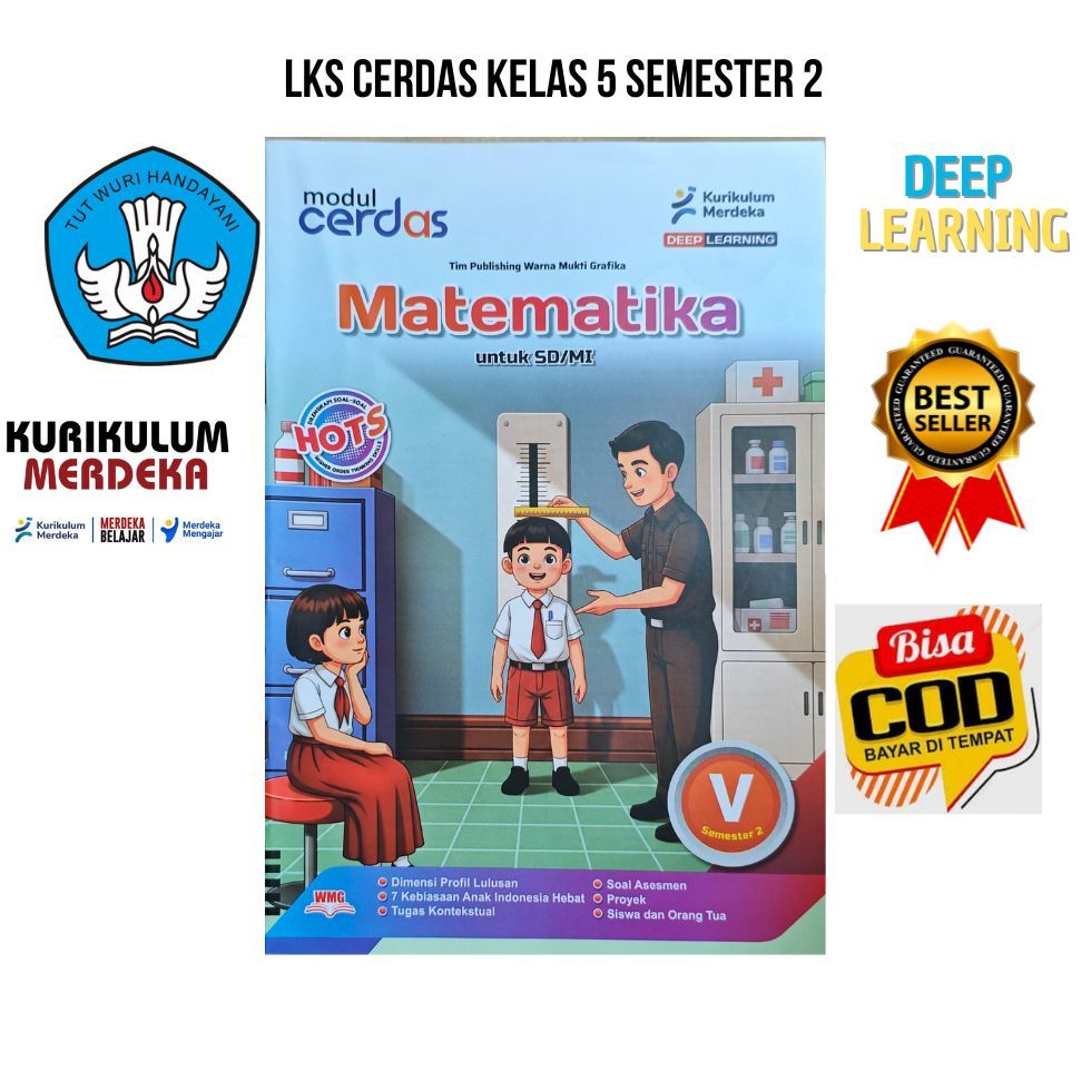 LKS CERDAS Matematika Kelas 5 Semester 2 Kurikulum Merdeka