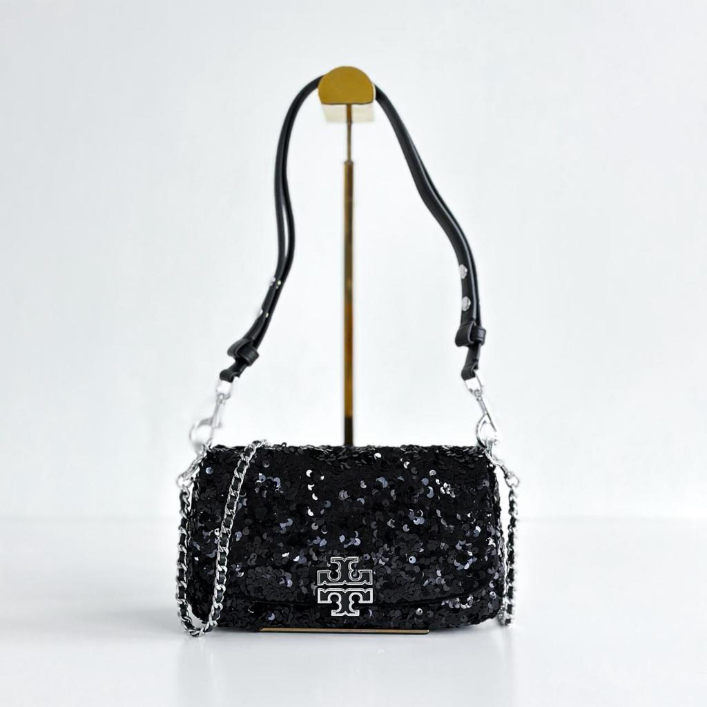 TB BRITTEN SEQUINS CONVERTIBLE CROSSBODY
