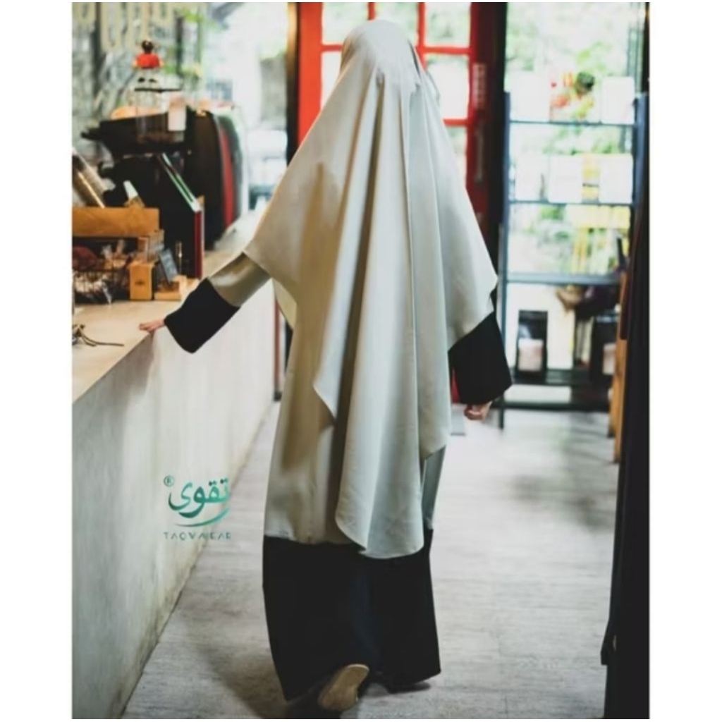 Preloved Khimar Standar Nonpad by Taqwawear / Khimar Jilbab Kerudung Syari