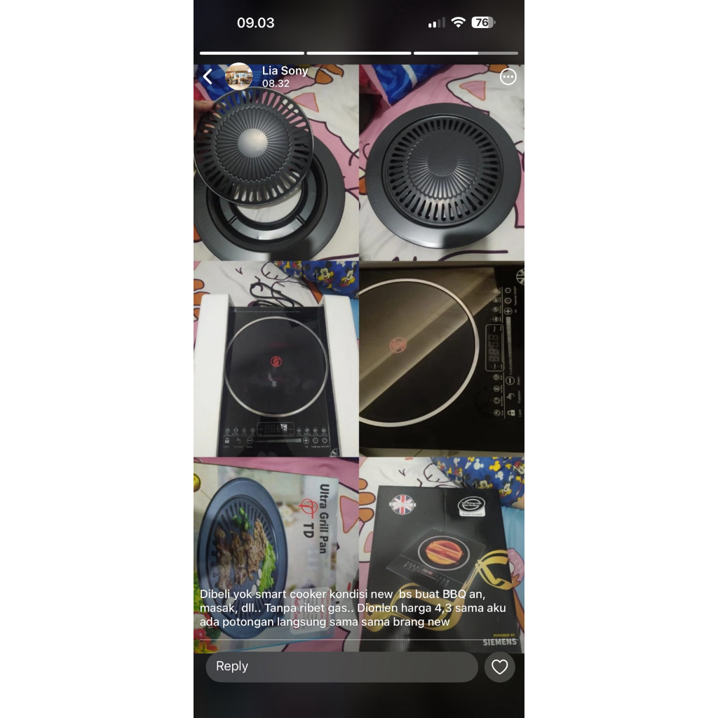 kompor listrik siemens