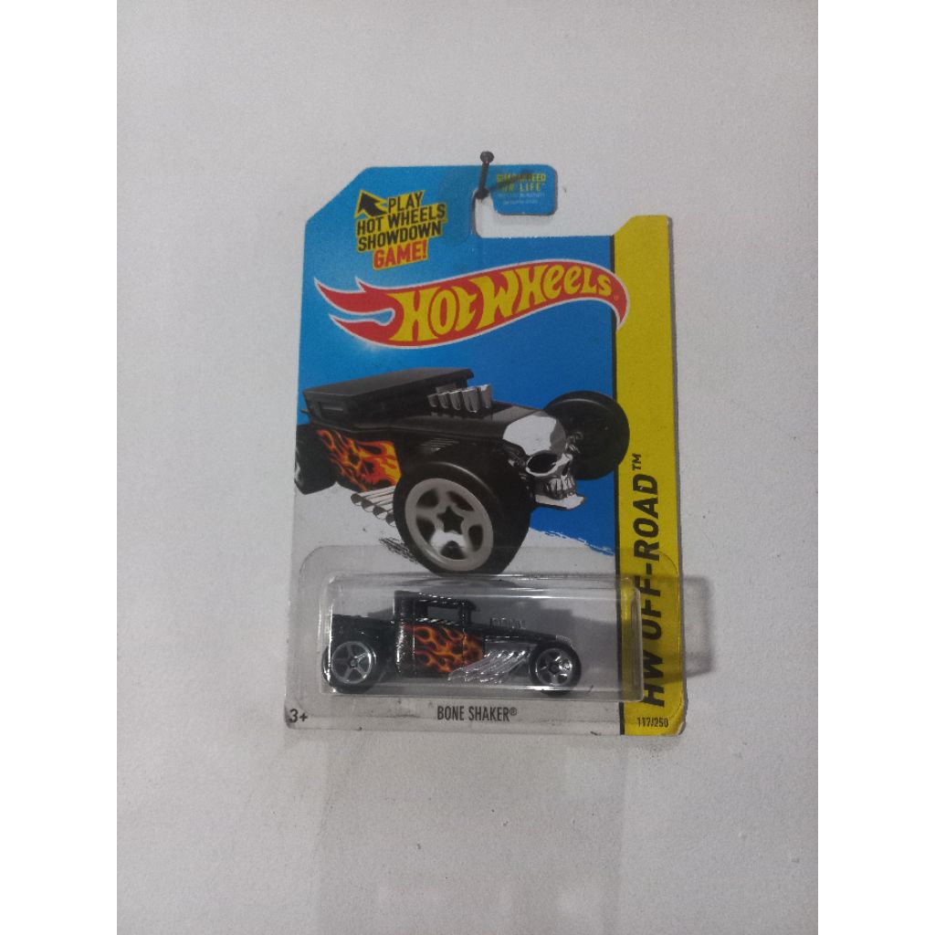 hotwheels baja bone shaker hitam