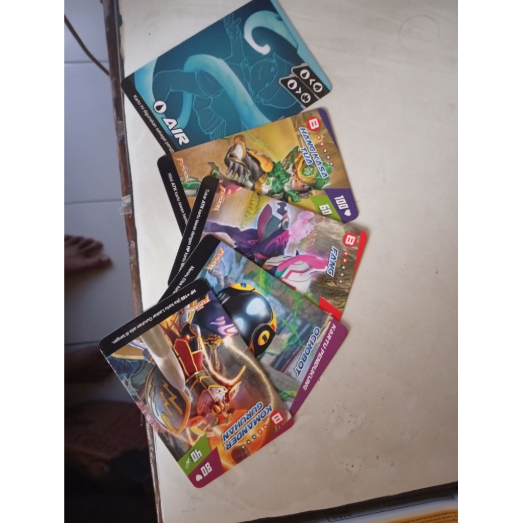 card Galaxy boboiboy pek fusion