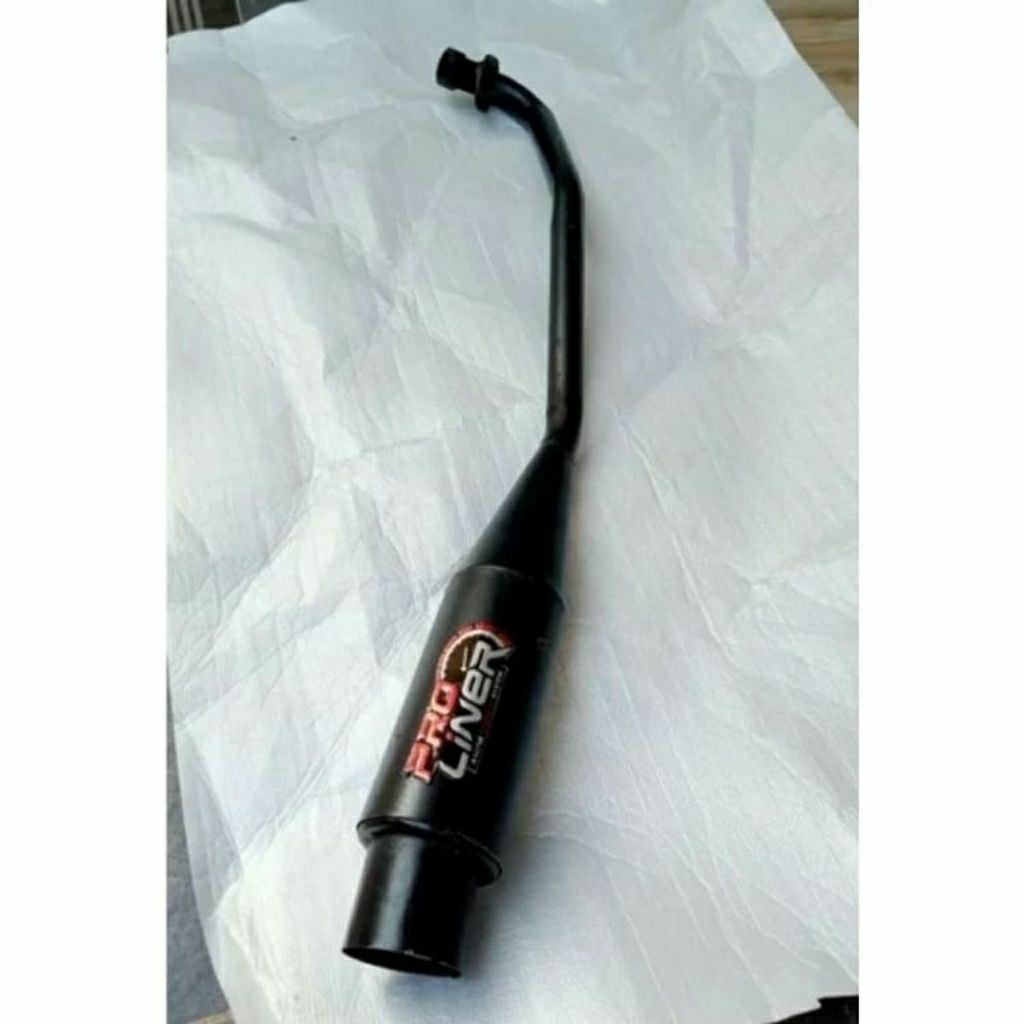 Knalpot racing proliner hitam Semua motor bebek