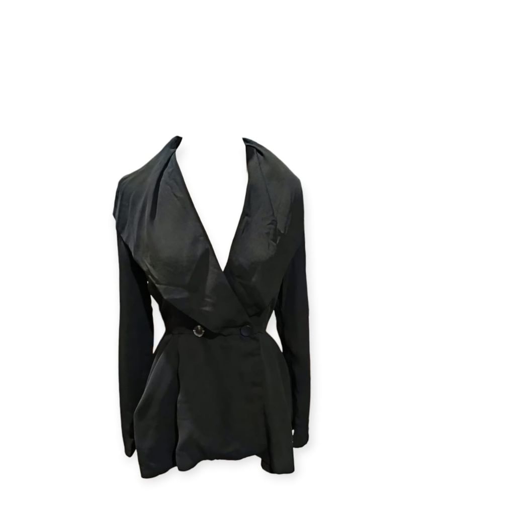 Innercircle Black Blazer Peplum