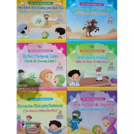 Pakaet 6 buku Sahabat Nabi-Lingkar Media