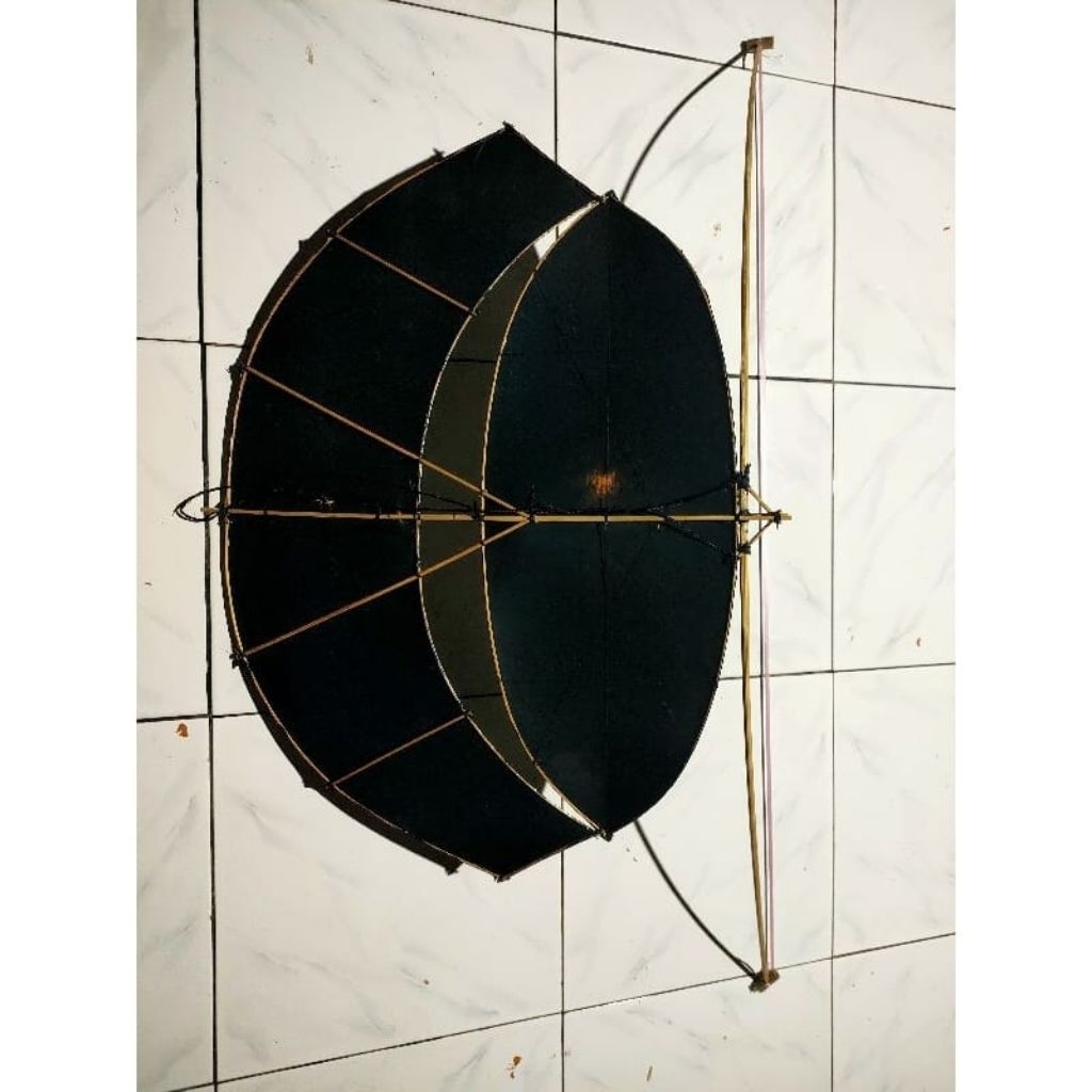 arku layangan gapangan pegon ceper UK 100cm free sendaren belum dirakit