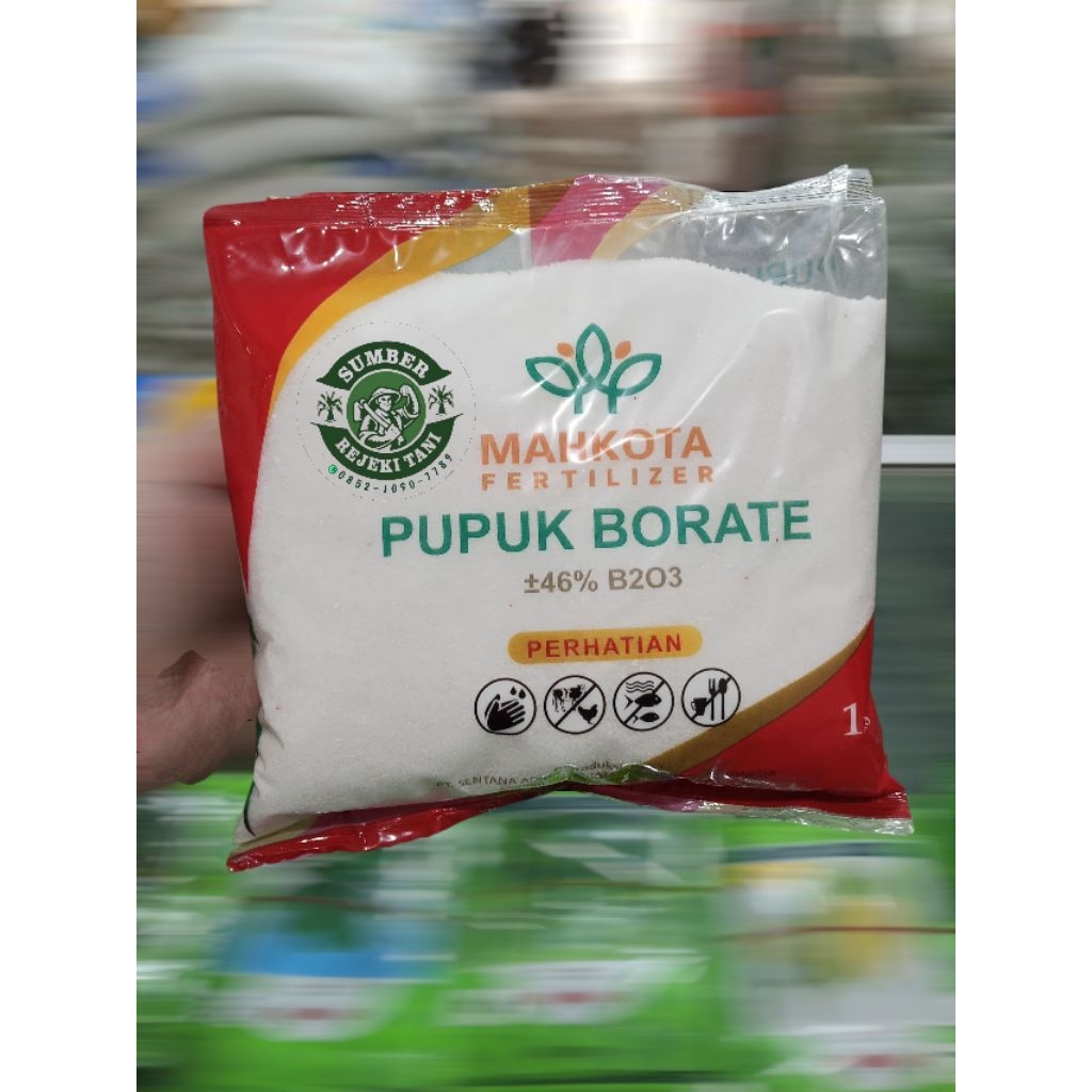 pupuk borate/boron mahkota kemasan 1 kg original pabrik