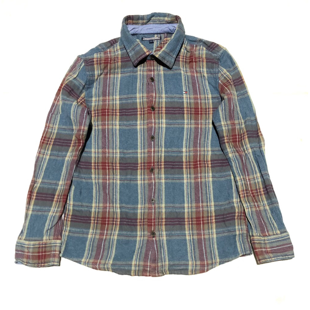 KEMEJA FLANEL TOMMY HILFIGER DENIM SECOND ORIGINAL
