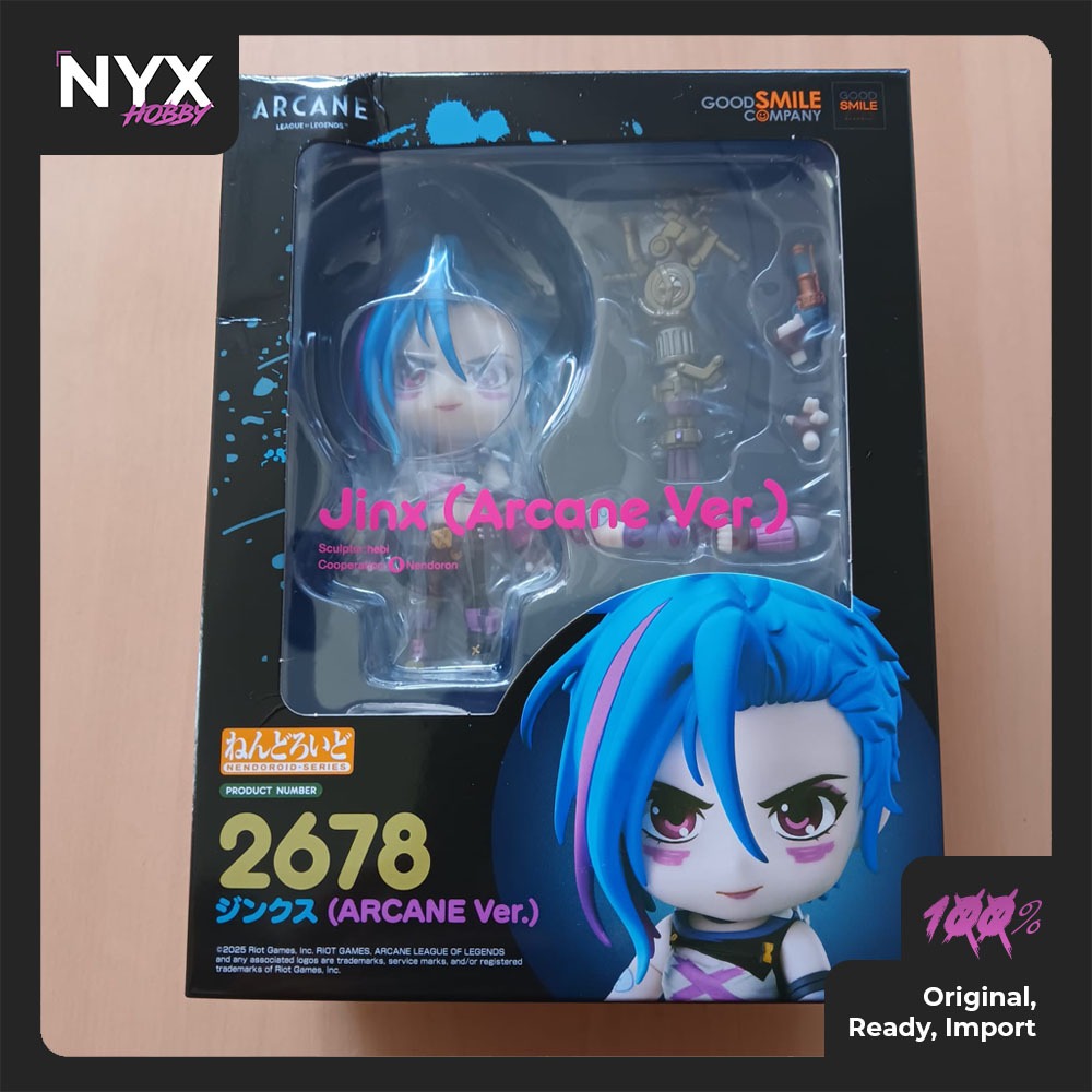 Nendoroid Jinx - Arcane Ver. League of Legends Original Ready Stock