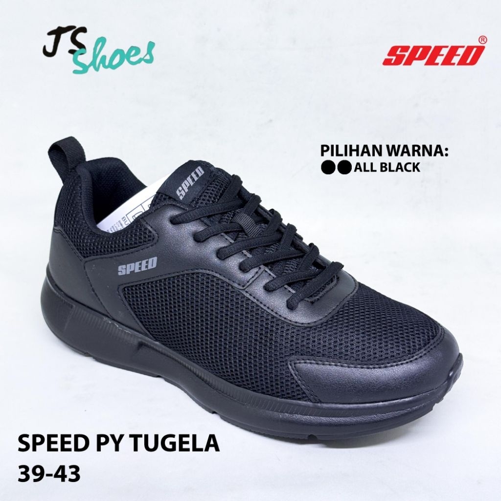 SPEED PY TUGELA - SEPATU SNEAKERS SEPATU SEKOLAH TALI ANAK DEWASA MERK SPEED ORIGINAL