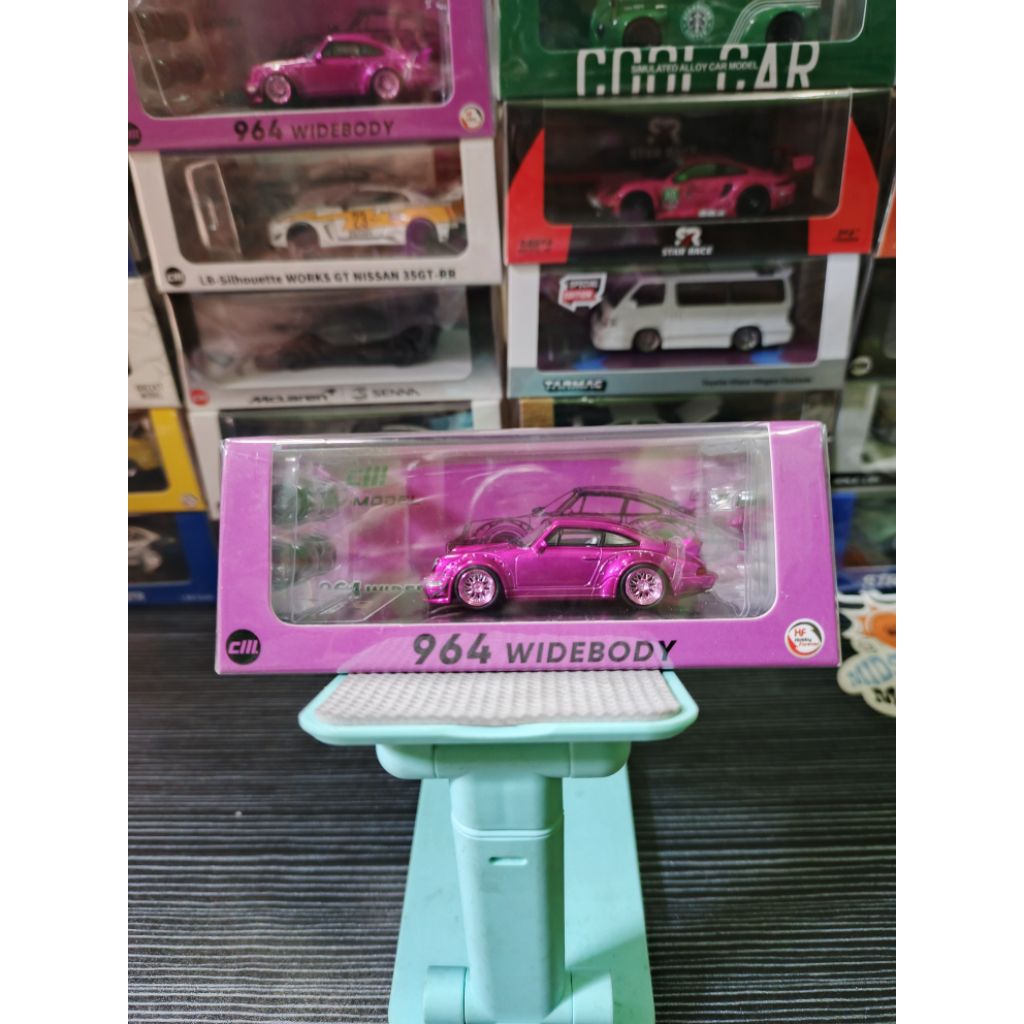 CM MODEL PREMIUM PORSCHE 964 WIDEBODY PURPLE