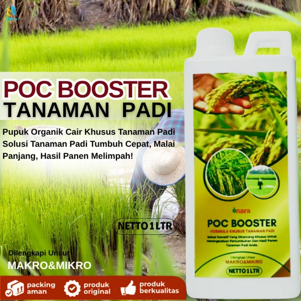 POC Booster Tanaman Padi 1 liter/Pupuk penyubur tanaman Padi