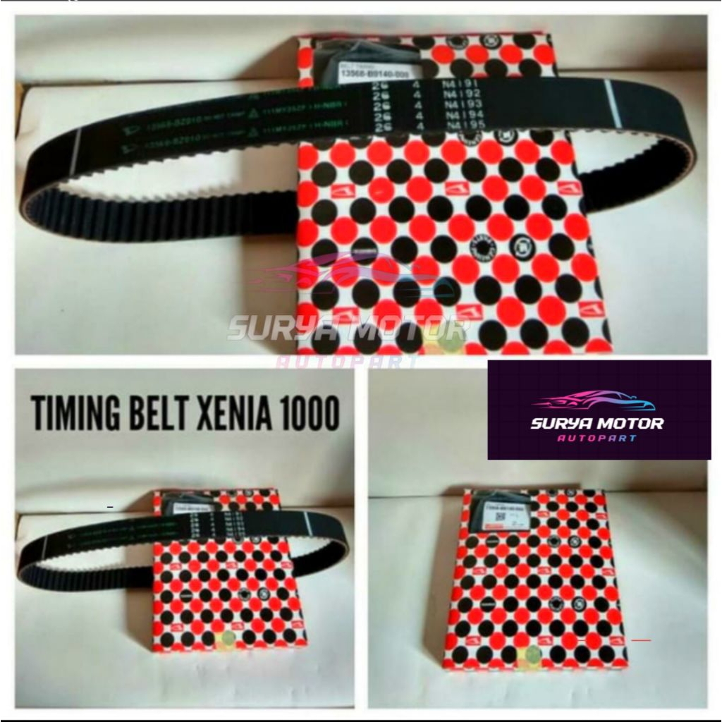 Timing belt Xenia 1000cc Timing belt Xenia 1.0cc