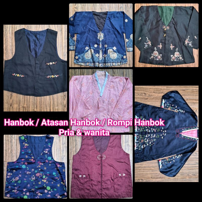 HANBOK / ATASAN HANBOK / ROMPI HANBOK PRIA & WANITA