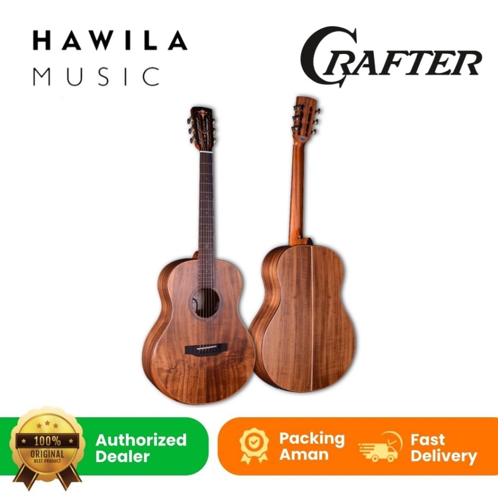 Gitar Akustik Elektrik Gitar CRAFTER Grand Mino Alm Grand Mino Alk DS-2 Pro + Tuner