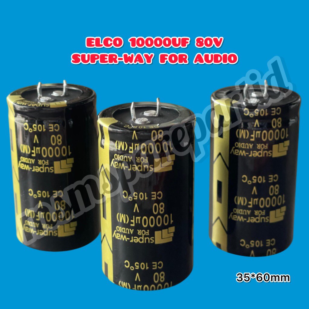 ELCO 10000UF 80V SUPER-WAY FOR AUDIO