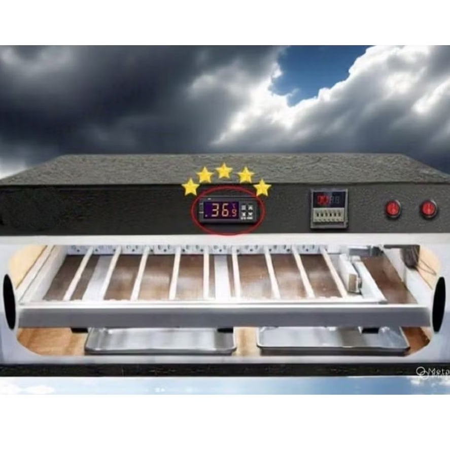 BISA COD Mesin Tetas Telur Rak Almunium Full Otomatis kapasitas 50 butir