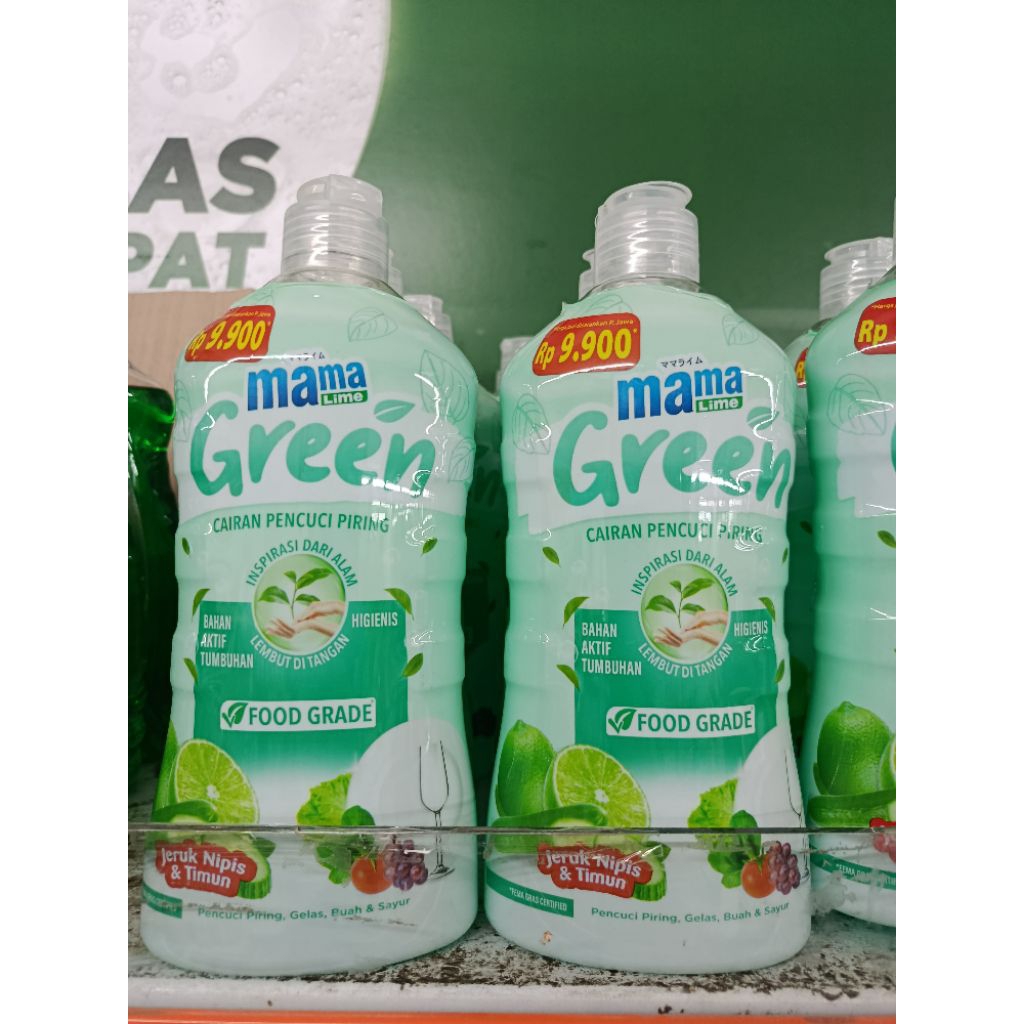 Mama Lime Green Pencuci Piring Botol 750ml