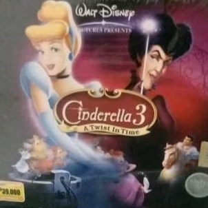 VCD Original Cinderella 3 - A Twist A Time Teks Indonesia Segel