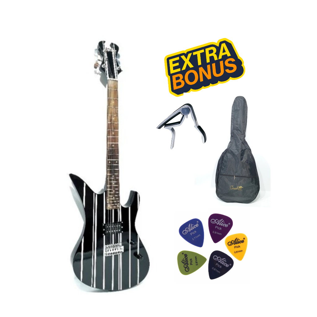 Gitar Elektrik Schecter Synyster Gates Bonus Tas Dan Kabel Jack Murah