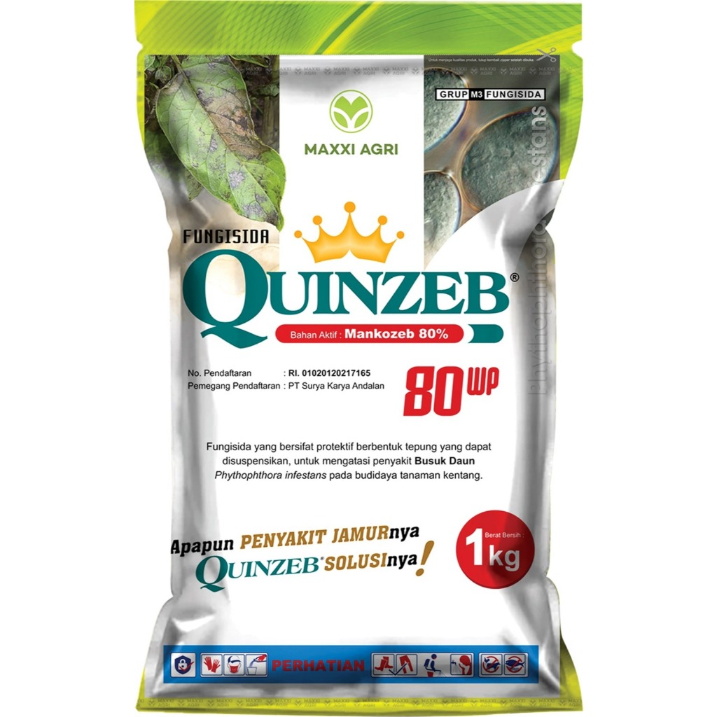FUNGISIDA QUINZEB 80WP 1KG MANKOZEB