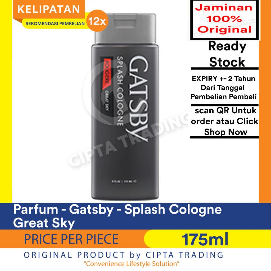 Parfum Minyak Wangi Gatsby Splash Cologne Great Sky 175ml