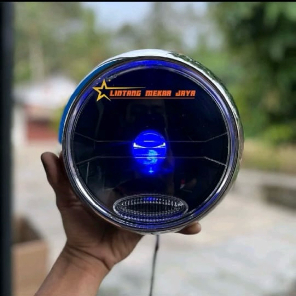 Lampu Depan Biled Soket H4 Vixion Old Lama Bulat Kualitas Terbaik