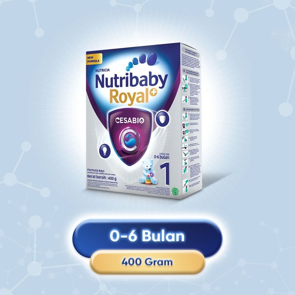 nutribaby royal 1 Susu Formula Bayi 0-6 Bulan 400