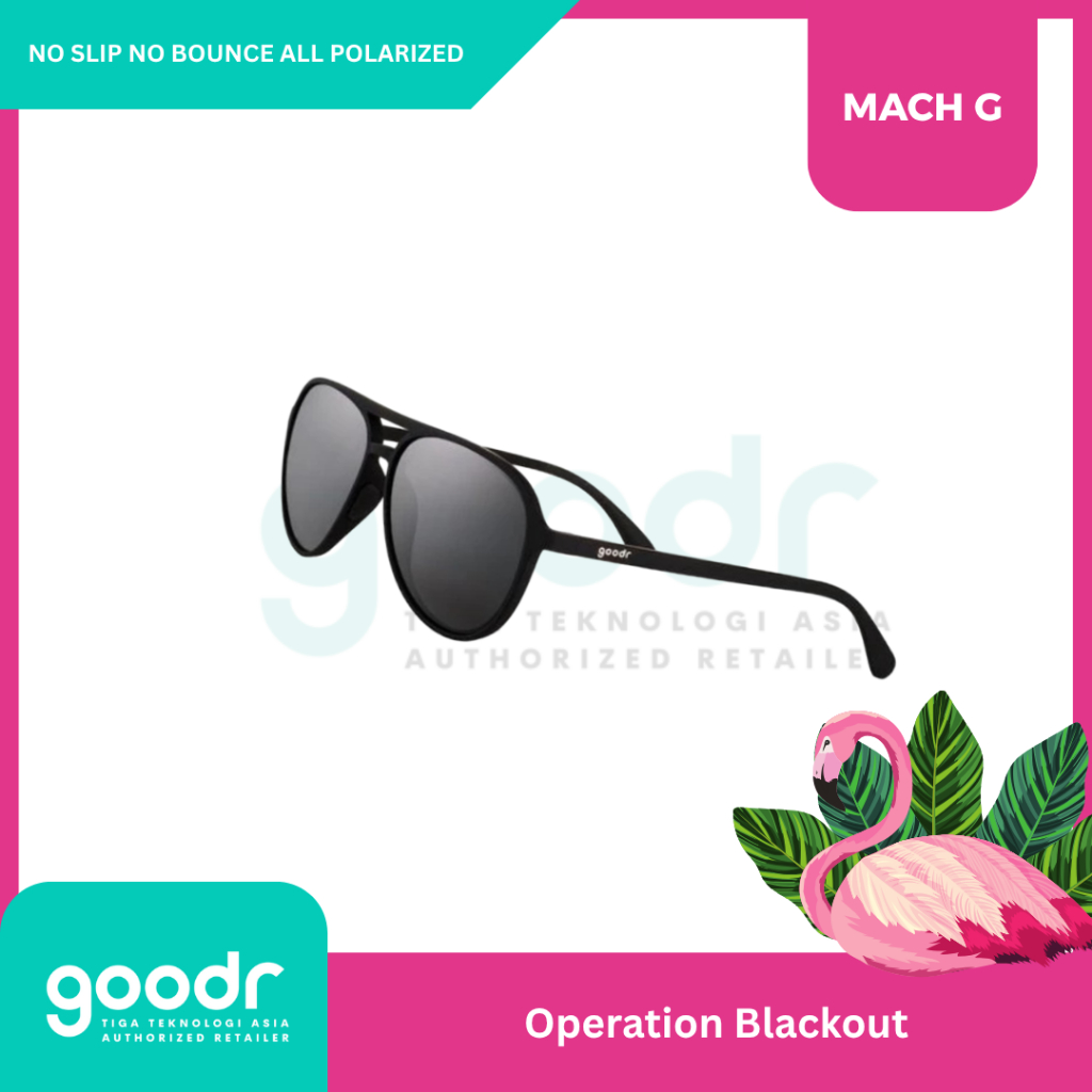 GOODR SUNGLASSES SERIES MACH G - OPERATION BLACKOUT