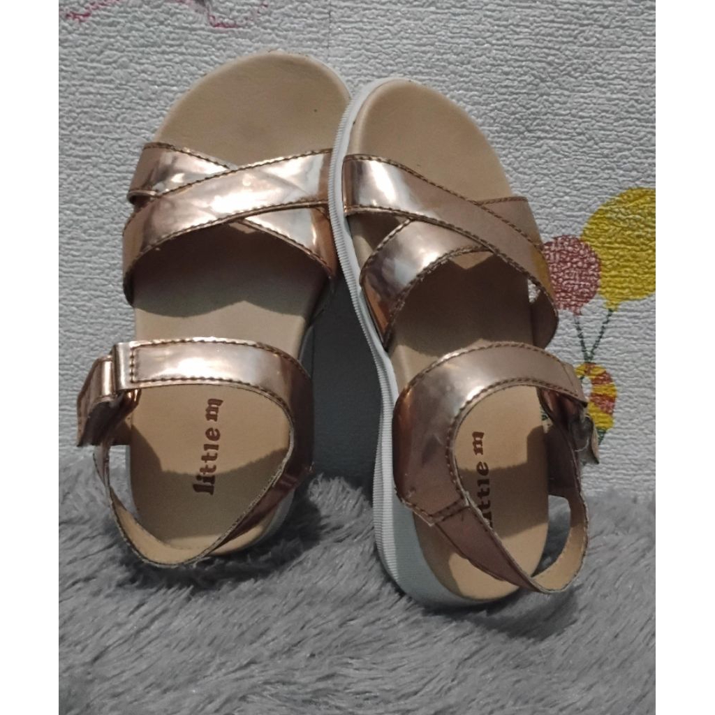 Sepatu sandal anak perempuan little M