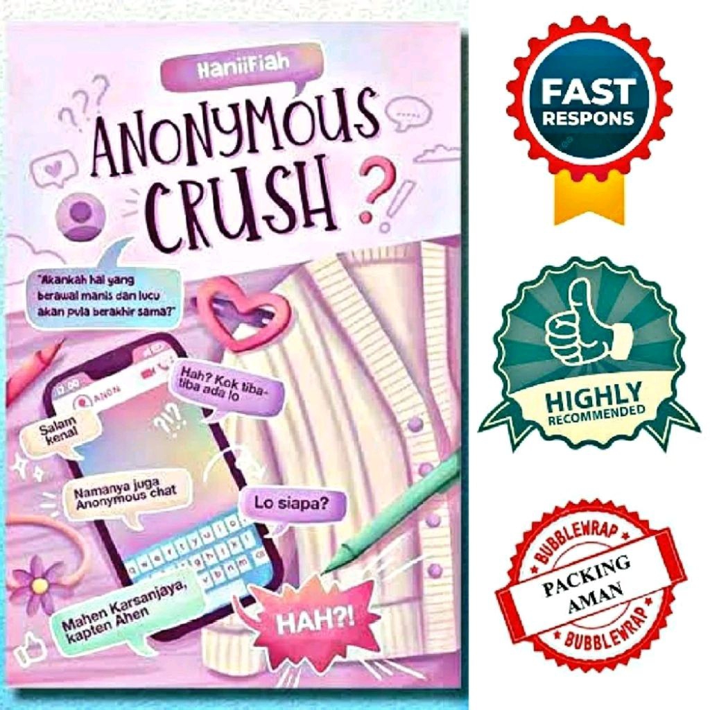 novel anonymous crush