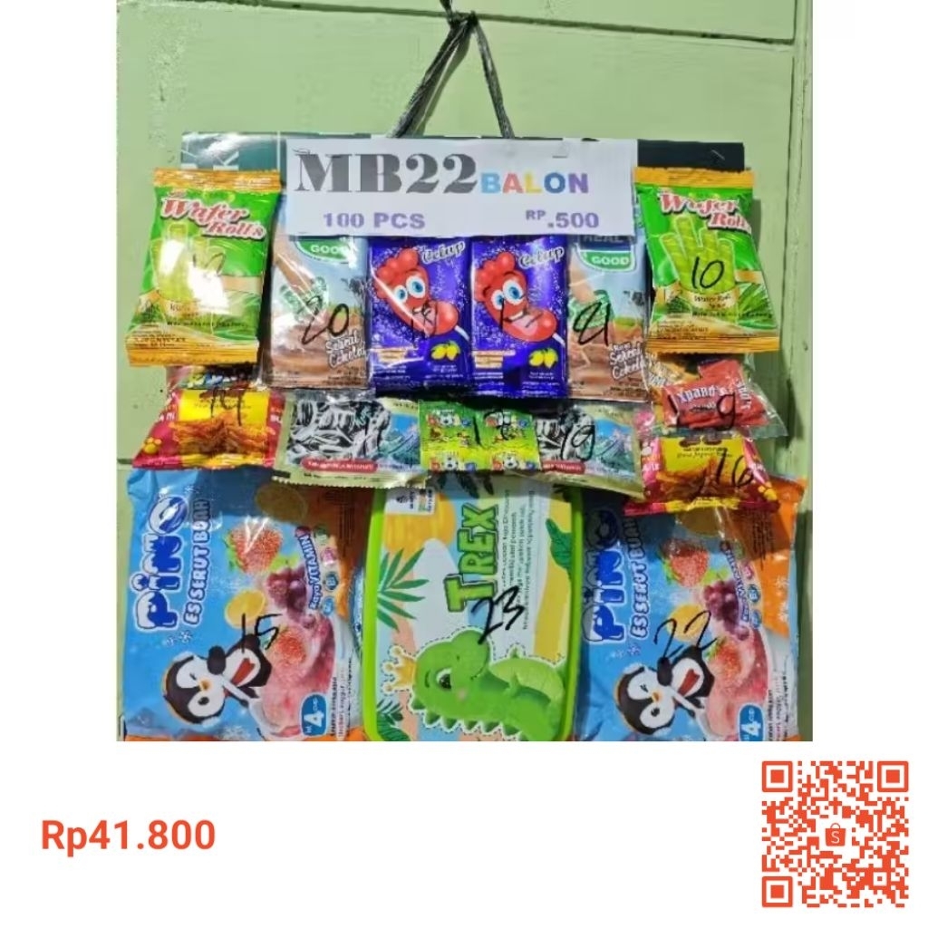 lotre balon berhadiah isi 100 pcs