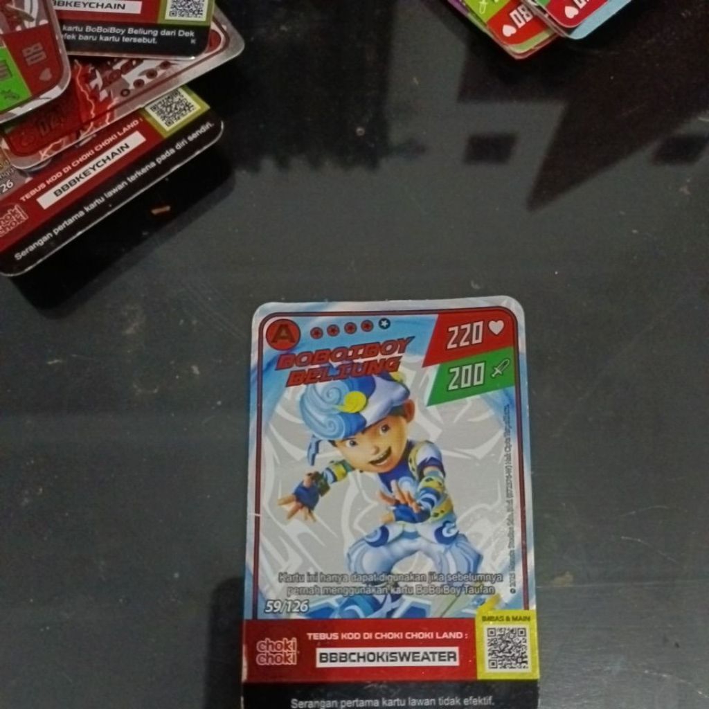kartu boboiboy beliung a