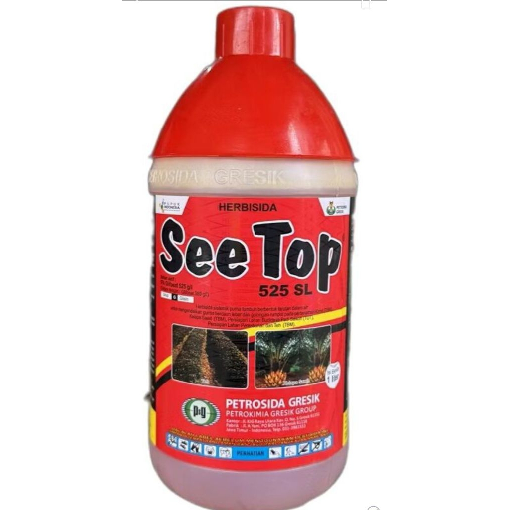 HERBISIDA SEE TOP 525 SL 1 LITER / racun sistemik gulma lebar dan rumput tanaman sawit